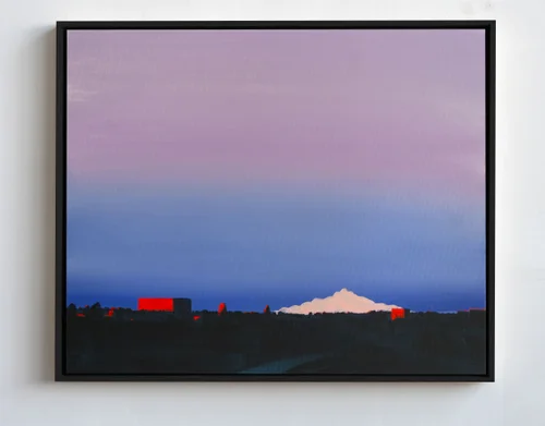 Pastel Sky Over the City