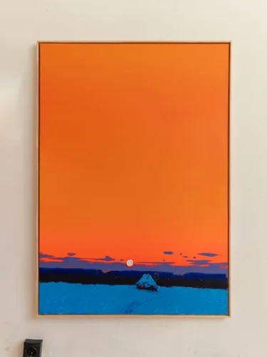 Orange sky