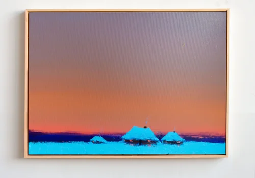 Twilight Over Quiet Roofs